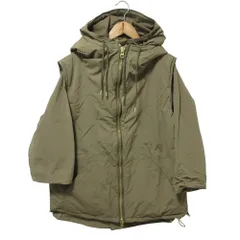 美品 REMI RELIEF レミレリーフ アパルトモン 別注 Zip up 2way Blouson ベスト ブルゾン ジャケット F カーキブラウン レディース 古着 中古 USEDのサムネイル