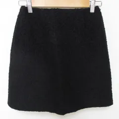 美品 22SS Louis Vuitton ルイヴィトン シルクブレンド ツイードミニスカート RW222B Q23 FNJU86 サイズ34 ブラック レディース 古着 中古 USEDのサムネイル
