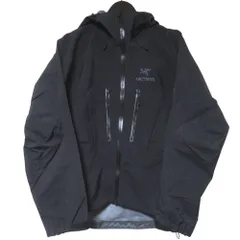 アークテリクス カナダ製 Alpha SV Jacket アルファSV ジップアップ シェルパーカー ジャケット 12700 S/Pサイズ ブラック メンズ 古着 中古 USEDのサムネイル