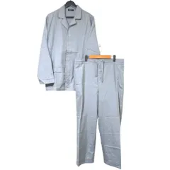未使用 ZEGNA ゼニア シルク100％ 長袖シャツ+イージーパンツ ルームウェア セットアップ Mサイズ グレー メンズ 古着 中古 USEDのサムネイル
