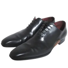 良品 MAGNANNI マグナーニ オパンカ製法 ホールカット ビジネスシューズ オックスフォードシューズ サイズ44 29cm ブラック メンズ 古着 中古 USEDのサムネイル