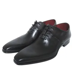 新品同様 MAGNANNI マグナーニ クインクラシコ ライン ホールカット ツートンカラー ビジネスシューズ サイズ44 29cm ブラック×グレー メンズ 古着 中古 USEDのサムネイル