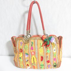 極美品】ASKA MASUDA ビーズハンドバッグ ハンドメイド 増田飛鳥