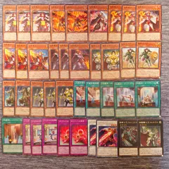 Ｅ35　遊戯王　焔聖騎士　デッキ　パーツ