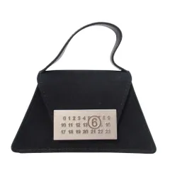 新品同様 MM6 エムエムシックス メゾンマルジェラ 24ss Numeric ヌメリック ミニショルダーバッグ ハンドバッグ 黒 ブラック レディース 古着 中古 USEDのサムネイル