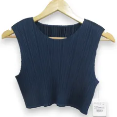 未使用 23AW PLEATS PLEASE プリーツプリーズ イッセイミヤケ カットソー タンクトップ 伊勢丹新宿店限定 SURF COLORS ブルー系 レディース 古着 中古 USEDのサムネイル