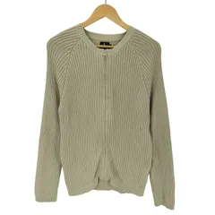 シーケーカルバンクライン ck Calvin Klein コットン リブ編み フルジップ ジップアップ ニット カーディガン メンズ import：M のサムネイル