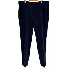 美品 25AW ZEGNA ゼニア Ink Blue Cashco Pants コーデュロイ スラックスパンツ 870F26A8 6-54R ネイビー メンズ 古着 中古 USEDのサムネイル