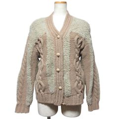 極美品】Drawer ドゥロワー 19ss ムートンエルボー ニットカーディガン