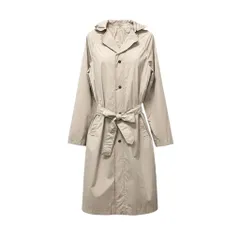12f17 LANVIN ランバン 2way スプリングコート ロングコート 伸縮ストレッチ 薄手 サイズ46 グレージュ メンズ 紳士服u02tのサムネイル