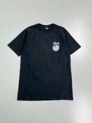 90〜00s OLD STUSSY Print Tee 紺タグ シングルステッチ - メルカリ