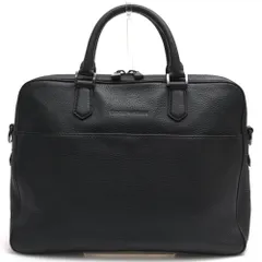 アルマーニ／EMPORIO ARMANI バッグ ブリーフケース ビジネスバッグ 鞄 ビジネス メンズ 男性 男性用 レザー 革 本革 ブラック 黒  Y4P050 YC89J シボ革 シュリンクレザーのサムネイル