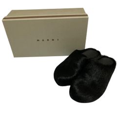 11万円○新品未使用○MARNI マルニ ファーサンダル 36 - メルカリ