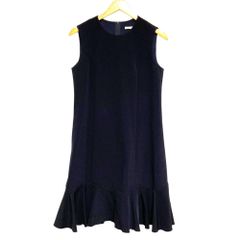 美品 FOXEY NEW YORK ノースリーブ ワンピース フレア 膝下丈 - メルカリ