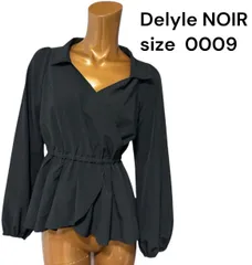 No.461 (♡)Delyle NOIR  ペプラム カシュクールブラウスのサムネイル