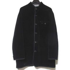 美品 Papas パパス コーデュロイ パデッド ハーフコート ジャケット L