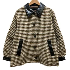美品 24AW JOURNAL STANDARD ジャーナルスタンダード GIOLICA GRANPAS チェックブルゾン ジャケット ベージュ レディース 古着 中古 USEDのサムネイル