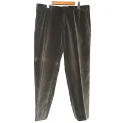 美品 Brioni ブリオーニ ベロア スラックスパンツ サイズ52 180/92A カーキ メンズ 古着 中古 USEDのサムネイル