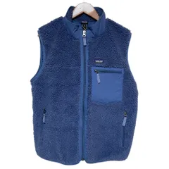 未使用 25AW Patagonia パタゴニア K's Retro-X Vest キッズ レトロX ベスト 65614 サイズXXL ブルー  レディース 古着 中古 USEDのサムネイル