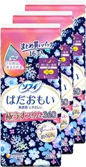 ユニ・チャーム◇ソフィ Sofy はだおもい 極うすスリム 特に多い夜用 羽つき 36cm 16コ入×【3個セット】のサムネイル