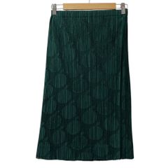 PLEATS PLEASE イッセイミヤケ スカート グリーン サイズ3 - メルカリ