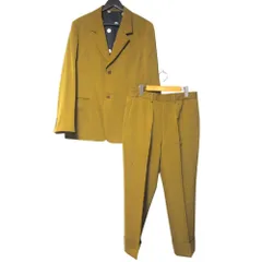 美品 Paul Smith ポールスミス テーラードジャケット+スラックスパンツ スーツ セットアップ サンプル品 Lサイズ マスタード メンズ 古着 中古 USEDのサムネイル