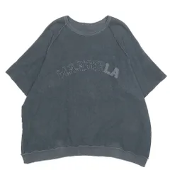 美品 Maison Margiela メゾンマルジェラ 25SS 半袖 ロゴ ショートスリーブ ウォッシュ スウェットシャツ カットソー M ブラック メンズ 古着 中古 USEDのサムネイル