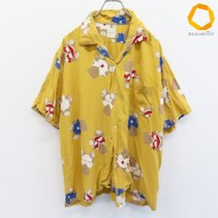 KARL HELMUT オープンカラー アロハシャツ 半袖 花柄 レーヨン - メルカリ