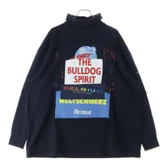 VETEMENTS (ヴェトモン) 18AW パッチワーク タートルネック 長袖Tシャツ カットソー ブラック MAH19TR207のサムネイル