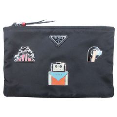 定価66,000円PRADA ブラック ポーチ 1NE021 - メルカリ