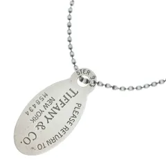TIFFANY & Co. (ティファニー) リターントゥオーバル タグネックレス シルバーのサムネイル