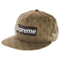 美品 キムタク着用 SUPREME ニューエラ モノグラムキャップ - メルカリ
