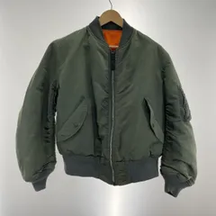 【中古】ALPHA ALPHA INDUSTRIES MA-1 サイズXL MIL-J-82790J カーキ アルファ[91]のサムネイル