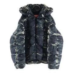 DIESEL (ディーゼル) 24AW W-CLAUS-CAMU Hooded puffer jacket with camo print パファーダウンジャケット A145290SKAG カモのサムネイル
