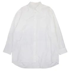 美品 THE ROW ザロウ LUKA SHIRT ルカ シャツ カットソー ブラウス 長袖 オーバーサイズ コットンポプリン XS ホワイト レディース 古着 中古 USEDのサムネイル