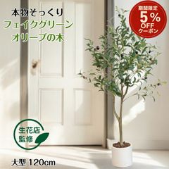 新品】フェイクグリーン オリーブ 120cm 人工観葉植物 大型 生花店監修 
