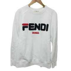 FENDI × FILA コラボ トラックジャケット ジャージ ホワイト - メルカリ