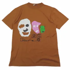 未使用 22AW DIOR ディオール × TRAVIS SCOTT トラヴィススコット CACTUS JACK カクタスジャック Tシャツ 半袖 カットソー S ブラウン メンズ 古着 中古 USEDのサムネイル