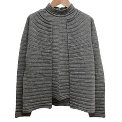 美品 AGNONA アニオナ カシミヤ シルク アンサンブル ニットカーディガン SIZE42 グレー レディース 古着 中古 USEDのサムネイル