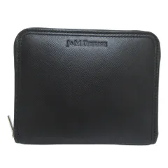 新品同様 J&M DAVIDSON ジェイアンドエムデヴィッドソン ラウンドファスナー コンパクトウォレット 財布 ブラック メンズ レディース 古着 中古 USEDのサムネイル