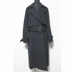 良品 Steven Alan スティーブンアラン MELTON TRENCH COAT メルトントレンチコート 8225-209-0232 サイズS ネイビー レディース 古着 中古 USEDのサムネイル