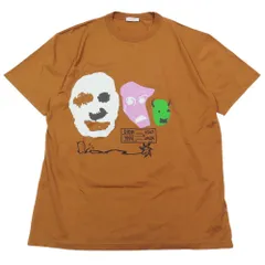 未使用 22AW DIOR ディオール × TRAVIS SCOTT トラヴィススコット CACTUS JACKカクタスジャック Tシャツ 半袖 カットソー L ブラウン メンズ 古着 中古 USEDのサムネイル