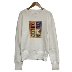 GIVENCHY ジバンシィ フロントロゴプリント スウェット トレーナー サイズXS ホワイト レディース 古着 中古 USEDのサムネイル