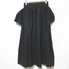 美品 LIMI feu リミフゥ ヨウジヤマモト 20-21AW ウール ロングフレアスカート LR-S08-101 サイズ2 ブラック レディース 古着 中古 USEDのサムネイル