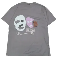 未使用 22AW DIOR ディオール × TRAVIS SCOTT トラヴィススコット CACTUS JACKカクタスジャック Tシャツ 半袖 ロゴ カットソー L グレー メンズ 古着 中古 USEDのサムネイル