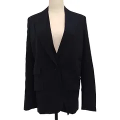 良品 STELLA McCARTNEY ステラマッカートニー ピークドラペル テーラードジャケット 34 ネイビー レディース 古着 中古 USEDのサムネイル