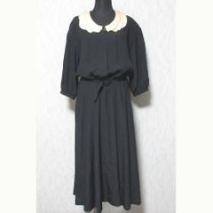 極美品 agnes b. レース襟 リネン混 オールインワン ワイド 40 - メルカリ