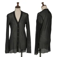 ジャンポールゴルチエ クラシックJean Paul GAULTIER CLASSIQUE パワーネットカーディガン 黒40のサムネイル