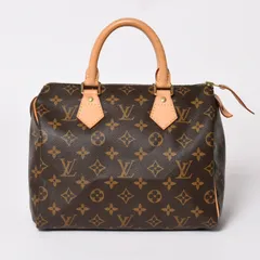 極美品 LOUIS VUITTON ルイヴィトン スピーディ25 ハンドバック M41528 モノグラム PVC レザー ブラウン ゴールド金具 中古 4a004216のサムネイル