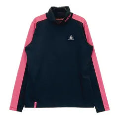 サイズ：L LE COQ GOLF ルコックゴルフ  ハイネック長袖Tシャツ  ブラック系 [240001238724] ゴルフウェア レディース ストストのサムネイル
